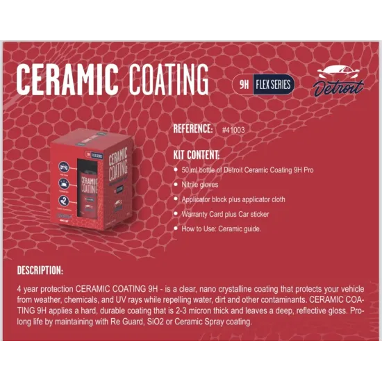 Detroit Surface Ceramic Coating 4Υrs Κεραμικό 4ετίας