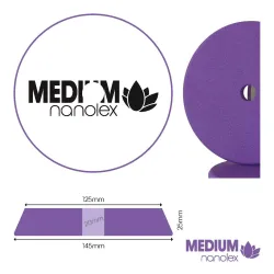 Nanolex Polishing Pad DA Purple (Σφουγγάρι Γυαλίσματος Μεσαίο145x25x125)