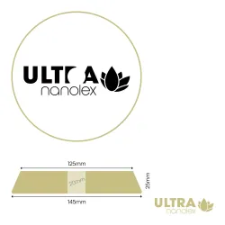 Nanolex Beige Da Pad Σκληρό Μπεζ Σφουγγάρι Γυαλίσματος 145x25x125