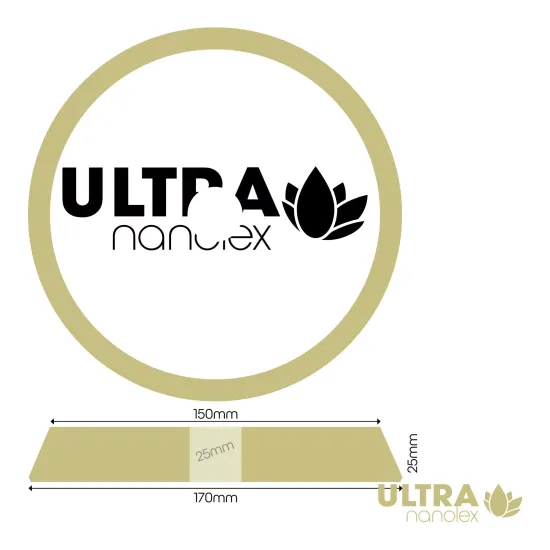 Nanolex Polishing Pad DA 170x25x150, Ultra Cut, Beige Σκληρό