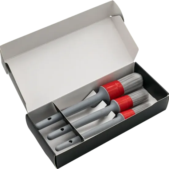 Liquid Elements Grey Soft Set (Σετ Πινέλων Μαλακή Τρίχα 3τμχ)