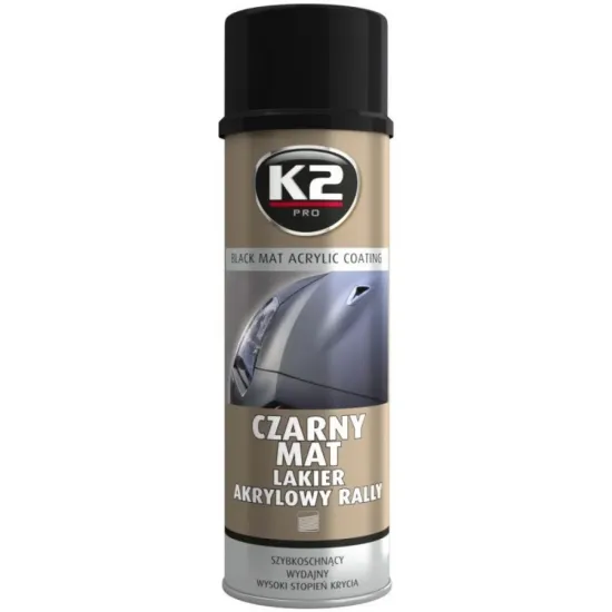 K2 Black Matt Acrylic (Μαύρο Ματ Χρώμα)