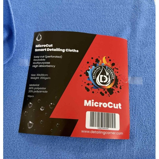 DC Microcut Smart Detailing Cloths 50pc Περφορέ Ρολό Πανιών Μικροΐνας