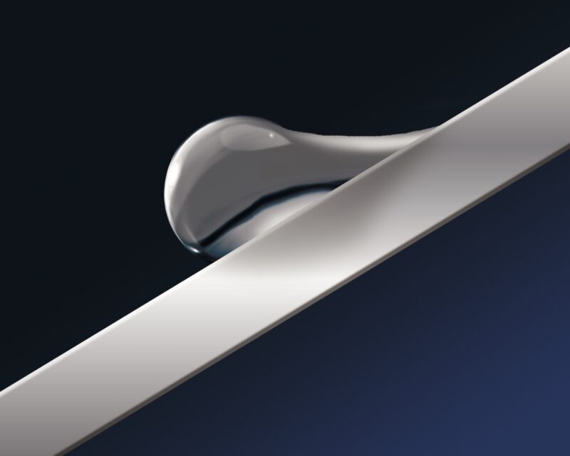 Dynamic water-repellency